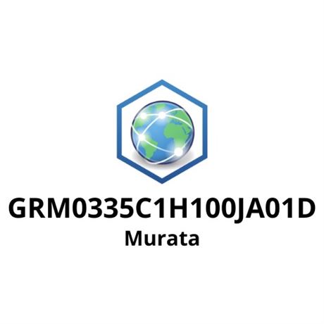 GRM0335C1H100JA01D Murata