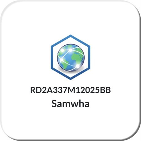 RD2A337M12025BB Samwha