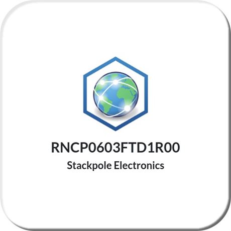 RNCP0603FTD1R00 Stackpole Electronics